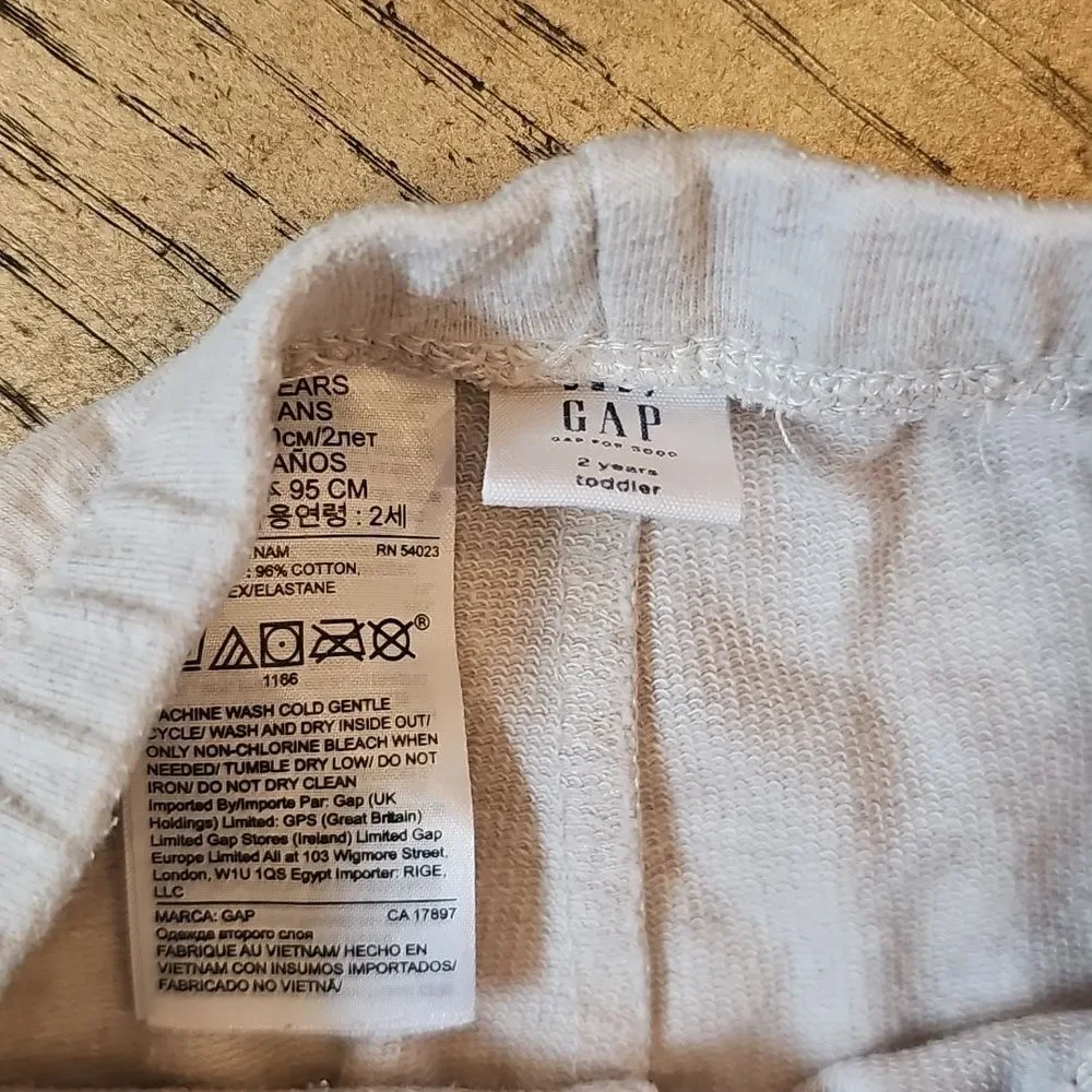 Baby GAP Kids Light Gray Reindeer Leggings 2T